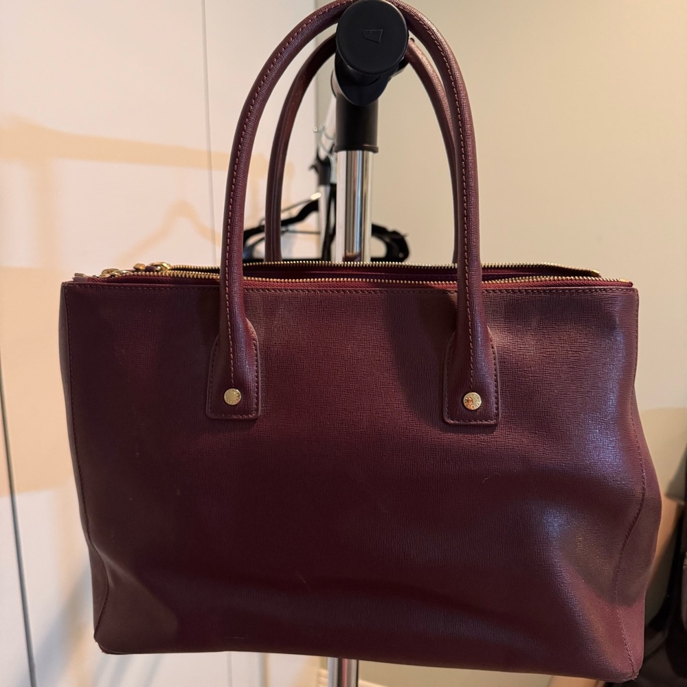 Furla Maroon Leather handbag - Picture 2 of 6